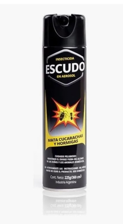 Mata Cucarachas y Hormigas Escudo